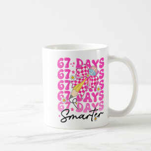 67th Day Of School 67 Days Smarter Teacher Student Coffee Mug