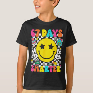 67th Day Of School 67 Days Smarter Teacher Student T-Shirt