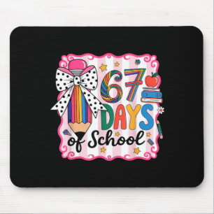 67th Day Of School 67 Six Seven Math Teacher  Mouse Pad