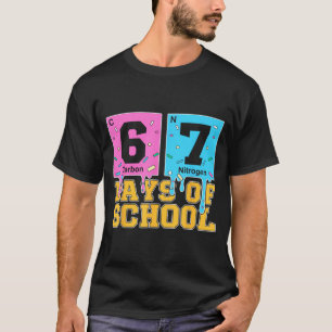 67th Day Of School Kids Funny Meme Six Seven Perio T-Shirt