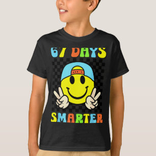 67th Day Of School Shirt 67 Days Smarter Teacher B