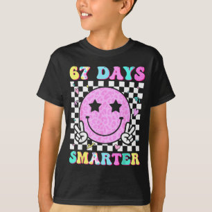 67th Day Of School Shirt 67 Days Smarter Teacher G