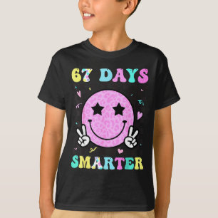 67th Day Of School Shirt 67 Days Smarter Teacher G