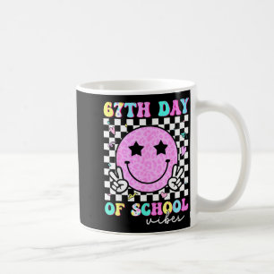 67th Day Of School Vibes Smile Face 67 Six Seven M Coffee Mug