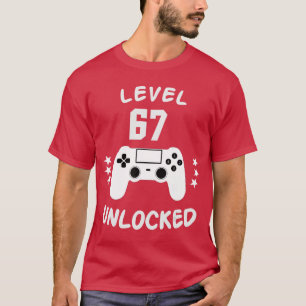 67th Gamers Controller Birthday family T-Shirt