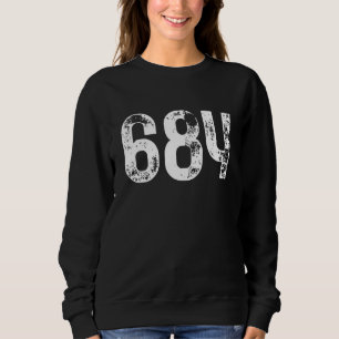 684 Area Code American Samoa Mobile Telephone Area Sweatshirt