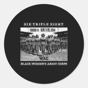 6888th classic round sticker