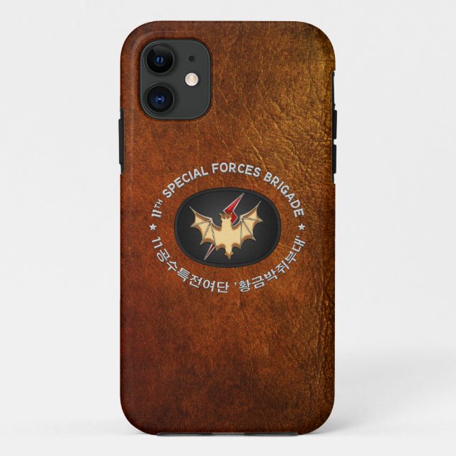 [68] 11th SF BDE Patch Special Edition Case-Mate iPhone Case (Back)