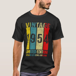 68 Birthday Vintage 1954 68 Year Old T-Shirt