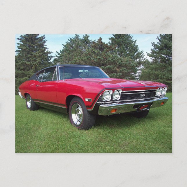 68' Chevy Chevelle SS Postcard (Front)
