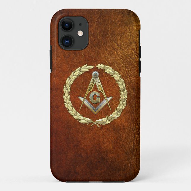 [68] Master Mason, 3rd Degree [Gold] Case-Mate iPhone Case (Back)