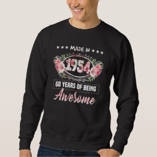 68 Year Old Made In 1954 68th Birthday Sweatshirt
