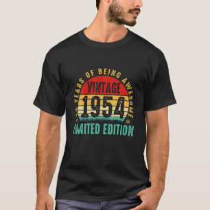 68 Years Old Awesome Vintage 1954 Retro 68Th Birth T-Shirt