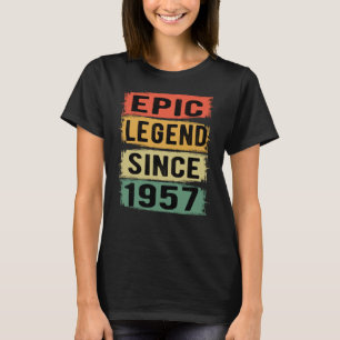 68 Years Old Bday 1957 Epic Legend 68th Birthday T-Shirt