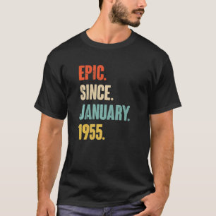 68 Years Old Vintage 1955 Birthday 68th Decoration T-Shirt