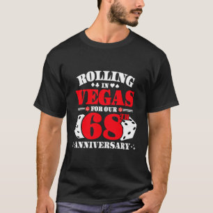 68Th Anniversary Las Vegas 68Th Wedding Anniversar T-Shirt