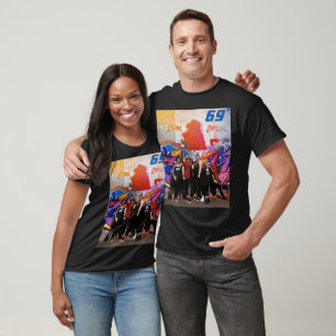 69º Star Struck Shirt - Blue Logo