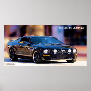 '69 BOSS 429 MUSTANG POSTER