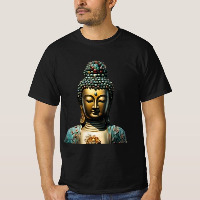 69 Buddha Guanyin - Buddhist Mask T-Shirt (Front)