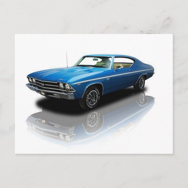 69' Chevy Chevelle SS Postcard (Front)
