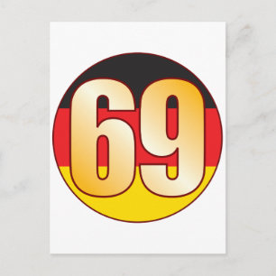 69 GERMANY Gold Postcard