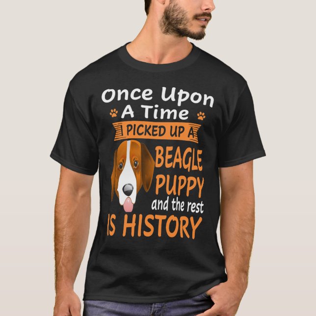 69 One Upon A Time -  Beagle Puppy T-Shirt (Front)