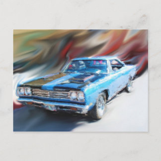 69 road runner postcard