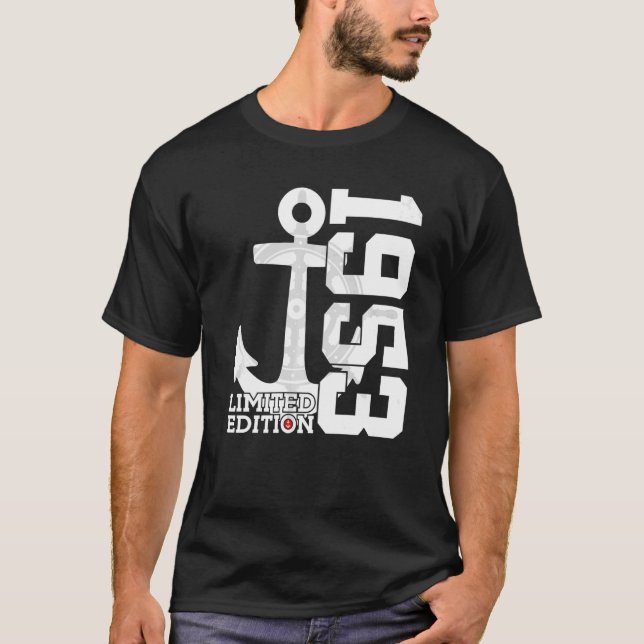 69 Year Capacity 1953 Sailor 69th Birthday T-Shirt (Front)