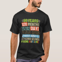 69 Years 828 Months Of Being Awesome 69Th Birthday