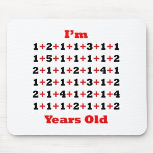 69 Years old Blk Red Mouse Pad