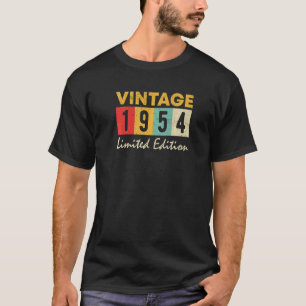 69 Years Old Vintage 1954 69th Birthday T-Shirt