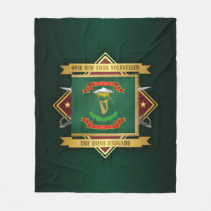 69th New York Volunteer Infantry Fleece Blanket