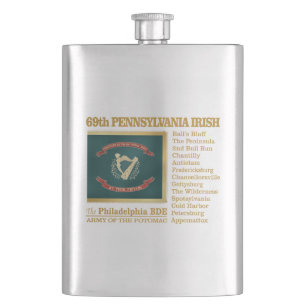 69th Pennsylvania Irish (BH) Hip Flask