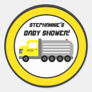 6 - 3" Favour Stickers Construction