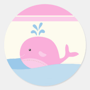 6 - 3" Favour Stickers Naut Sail Boat Whale