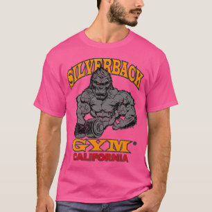 6.4 Silverback Gorilla Gym Apparel Body Building W T-Shirt