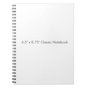 6.5" x 8.75" Classic Notebook