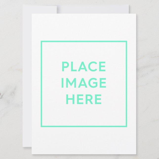 6.5" x 8.75" Flat Announcement Card (Front)