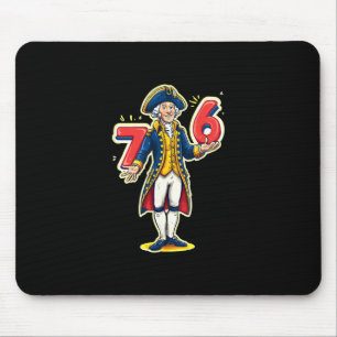 6-7 7-6 Funny George Washington Six Seven Meme Mouse Pad