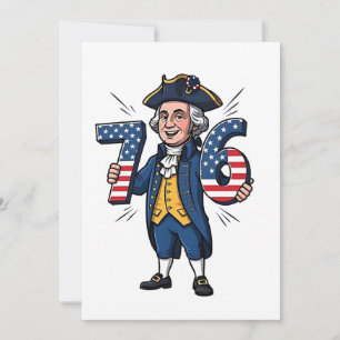 6-7 7-6 George Washington Six Seven Meme 67 Trend Invitation