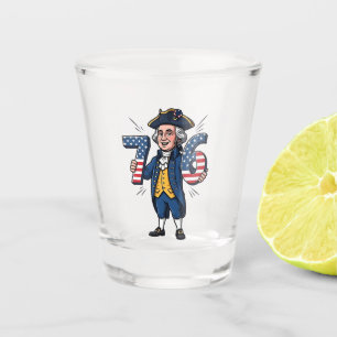 6-7 7-6 George Washington Six Seven Meme 67 Trend Shot Glass