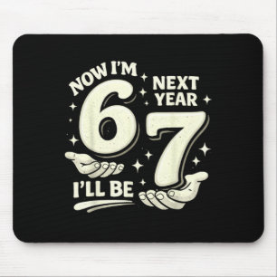 6 7 Birthday 6 Years Old Birthday Boy 67 Meme Kids Mouse Pad