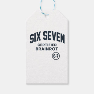6 7 Certified Brain Rot Gift Tags