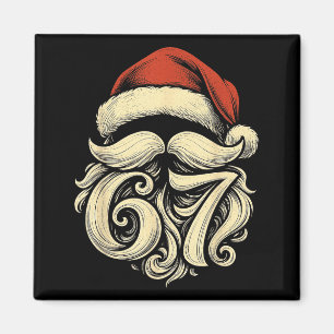 6 7 Christmas 67 Santa Six Seven Christmas Boys Te Magnet