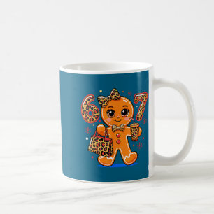 6 7 Christmas Leopard Gingerbread  Coffee Mug