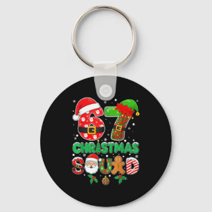 6-7 Christmas Squad Funny 67 Six Seven Meme Xmas 6 Key Ring