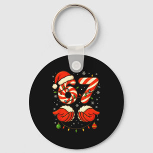 6-7 Christmas Squad Funny 67 Six Seven Meme Xmas 6 Key Ring