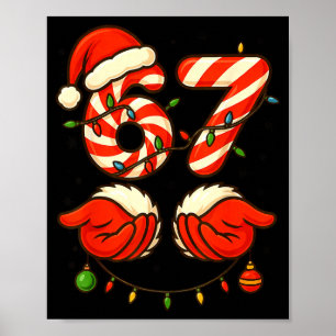 6-7 Christmas Squad Funny 67 Six Seven Meme Xmas 6 Poster