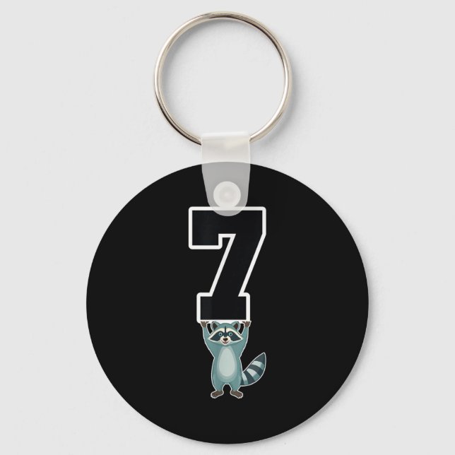 6 7 Funny Matching Teachers Halloween Costume Racc Key Ring (Front)