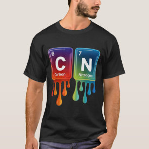 6 7 Funny Science Chemistry Teacher Periodic Table T-Shirt